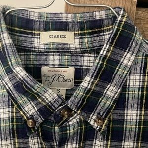 J. Crew Brushed Twill Tartan Plaid Buttondown